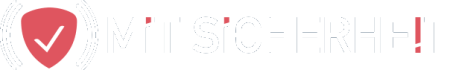 mitsicherheit.online Logo in weiß
